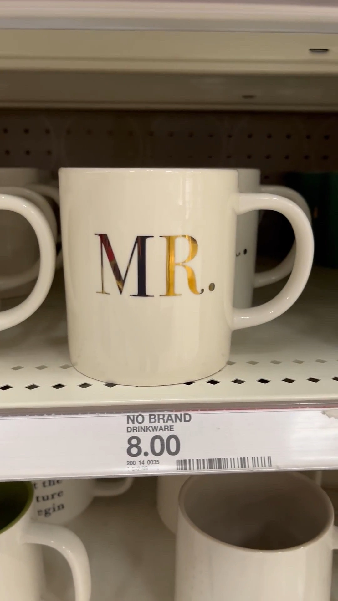 These super cute Mr and Mrs mugs are still available @Target for an inexpensive bride and groom gift idea!

#couplesgiftidea #giftsforher #giftforhim #giftguide #giftideasfornewlyweds
#brideandgroomgifts #cheapweddinggifts #budgetgiftideas

#LTKWedding #LTKHome #LTKSeasonal