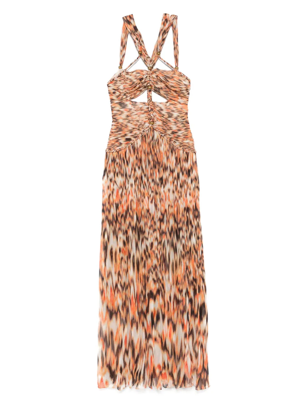 ISABEL MARANT Rafael Maxi Dress | Orange | FARFETCH | Farfetch Global