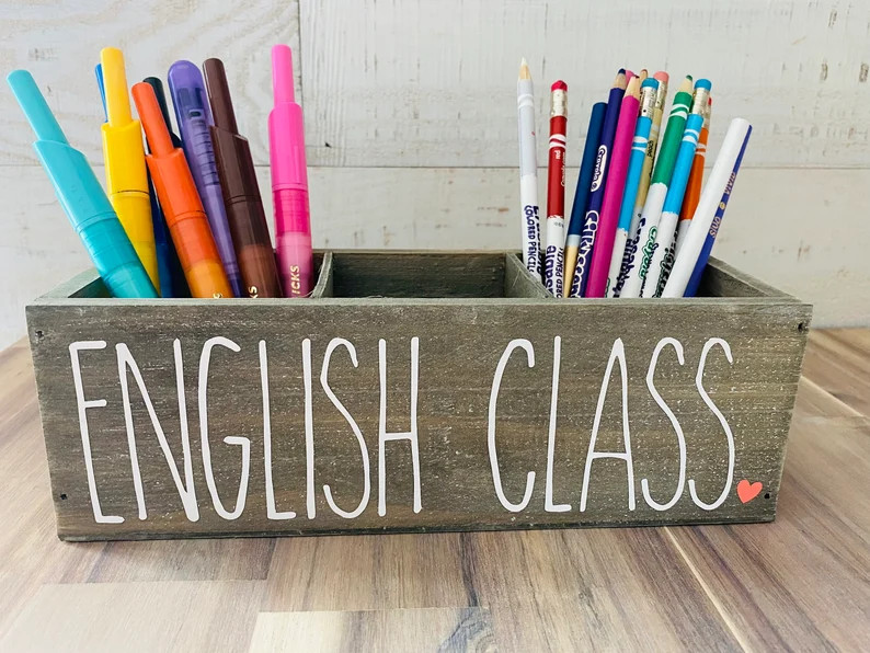 Personalized Pencil Holder  Holiday Teacher Gift  Classroom - Etsy | Etsy (US)