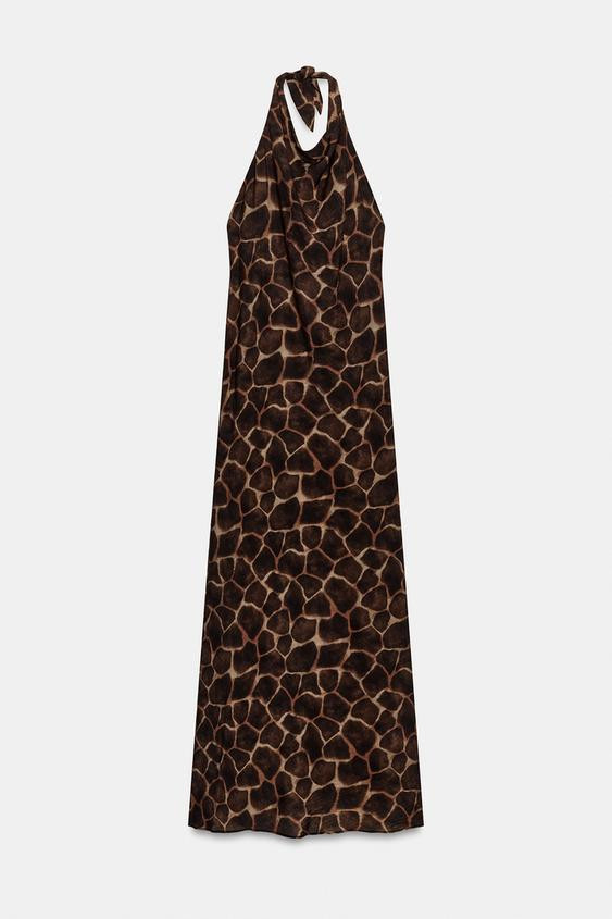 LONG ANIMAL PRINT DRESS | Zara AU