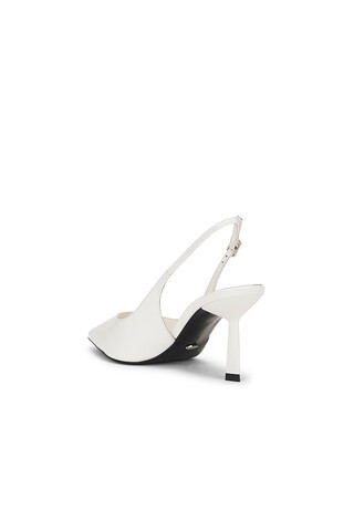 Baz Pump in White Hi Shine | Revolve Clothing (Global)