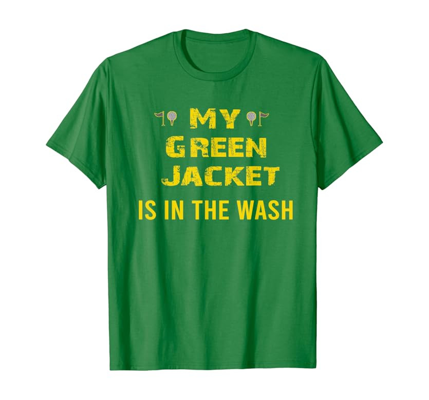 Jacket Green in the Wash Master Golf Golfer Player T-Shirt | Amazon (US)