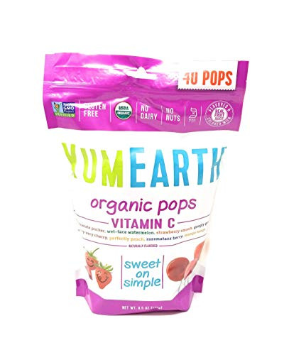 Yummy Earth Lollipop, OG2, VIT C, 40+, 8.5 OZ (2 Pack) | Amazon (US)