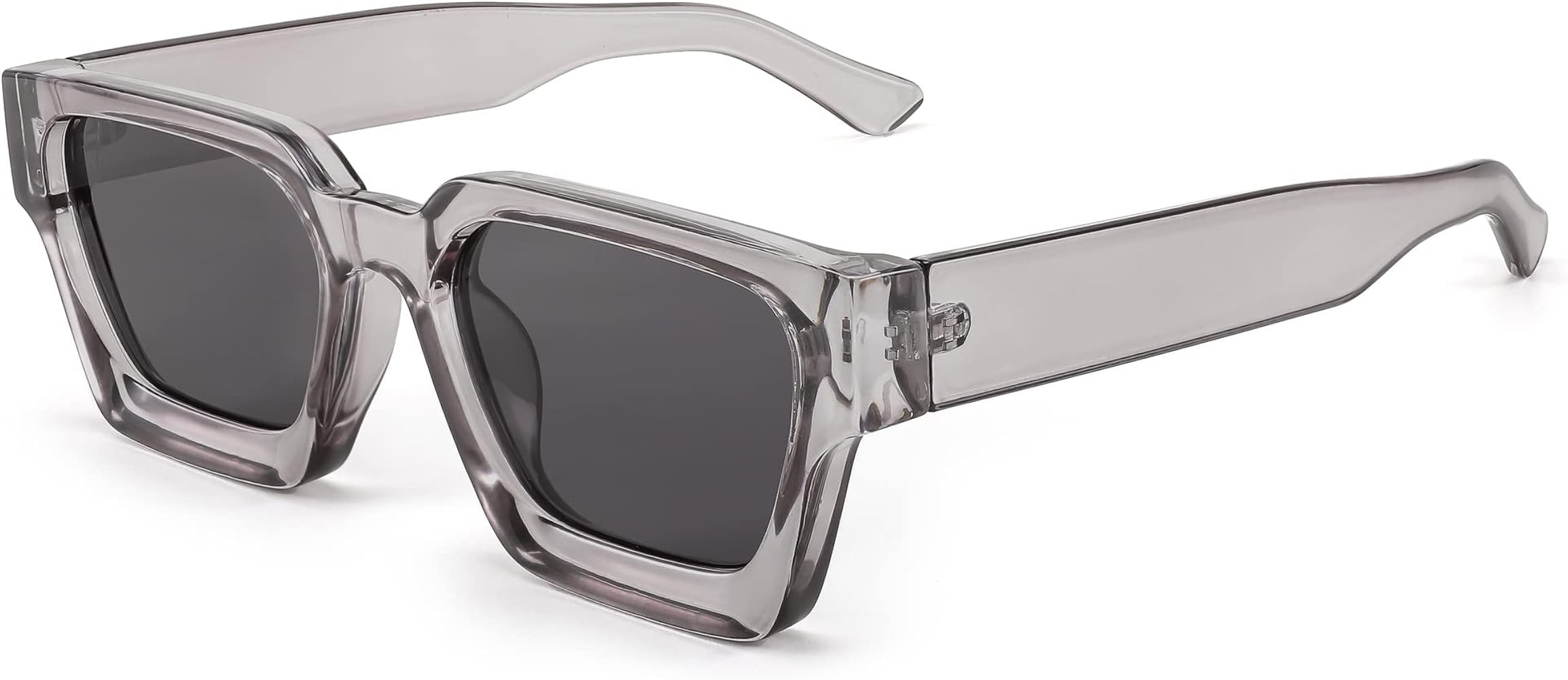 FEISEDY Retro 90s Square Sunglasses for Women Men Trendy Chunky Rectangle Sunglasses UV400 Protec... | Amazon (US)