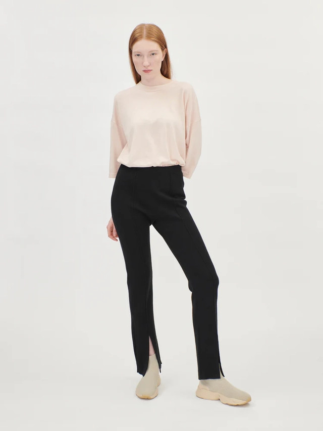 Front Slit Trousers | Gobi Cashmere