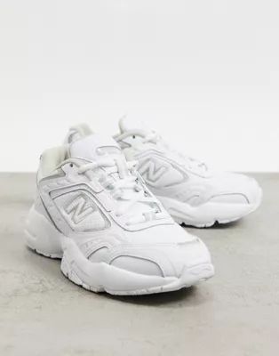 New Balance - 452 - Sneakers in wit/grijs | ASOS (Global)