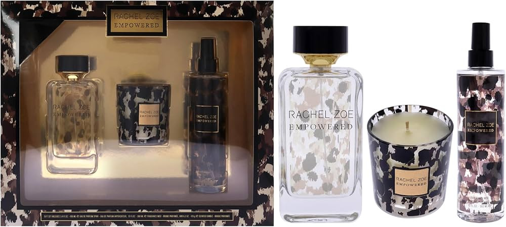 Rachel Zoe Empowered for Women - 3 Pc Gift Set 3.4oz EDP Spray, 10oz Fragrance Mist, 6.3oz Candle | Amazon (US)