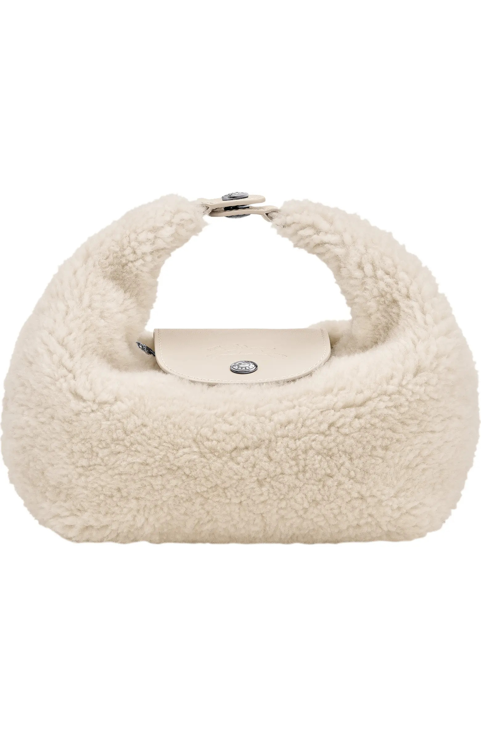 Genuine Shearling Round Handbag | Nordstrom