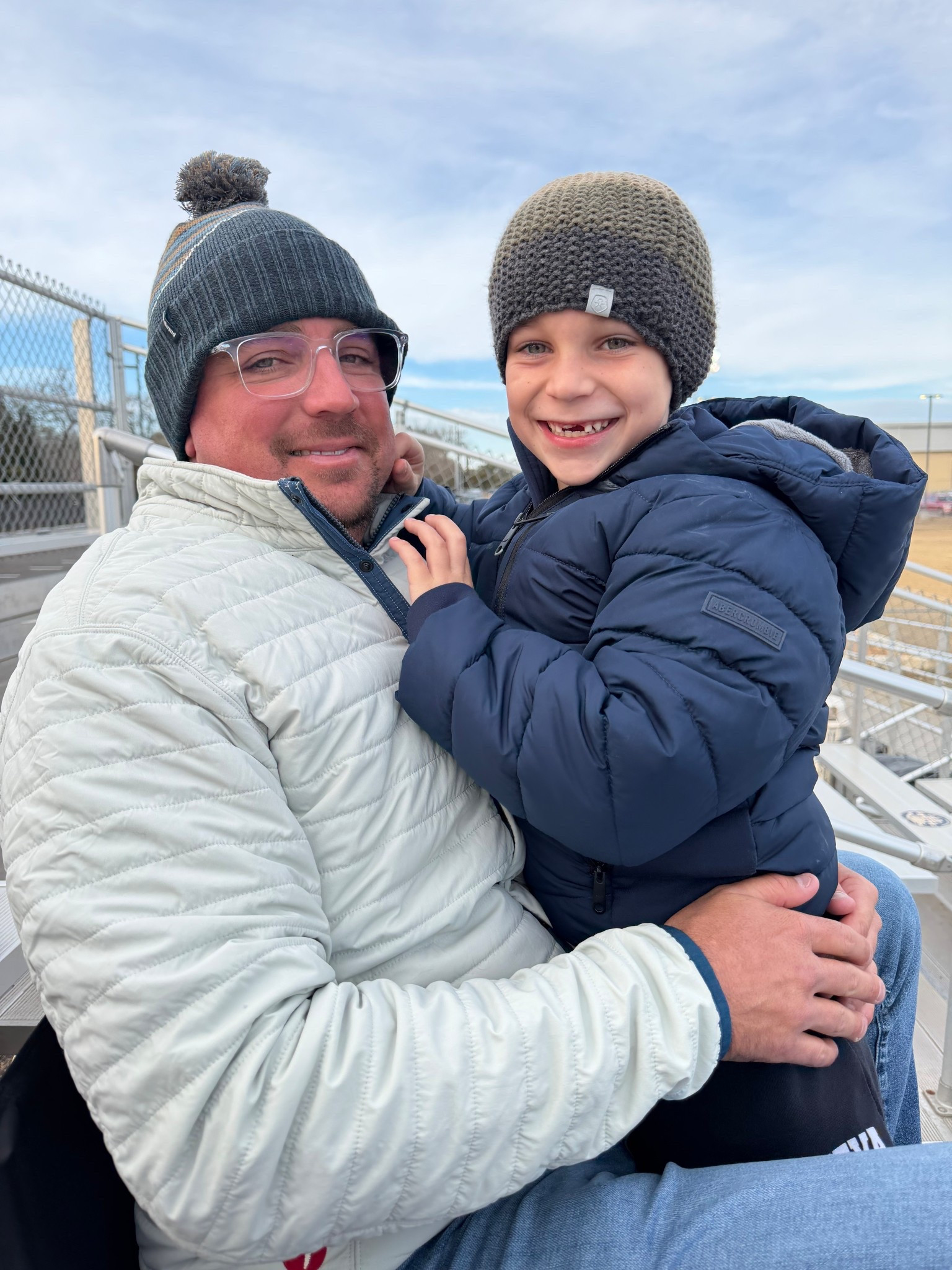 Cheering on Laikyn in the 🥶 weather! 

#LTKMens #LTKKids