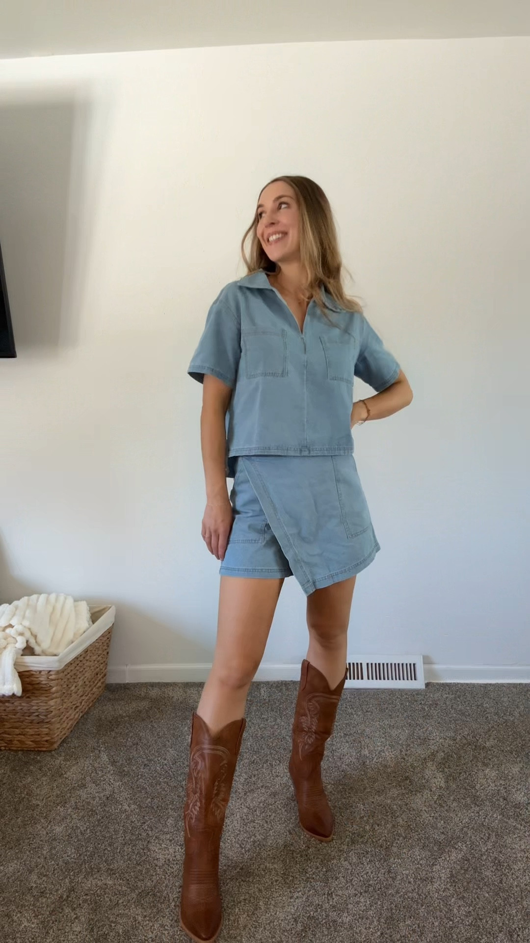 The cutest summer set + a little western vibes 🩵