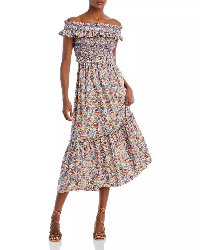 Hanna Cotton Floral Off The Shoulder Dress | Bloomingdale's (US)
