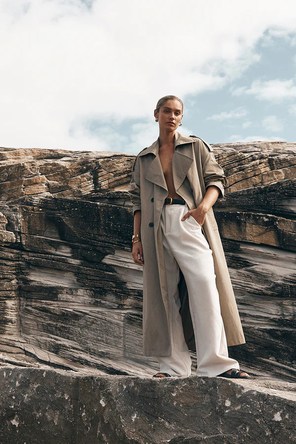 CAMERON MOSS TRENCH COAT | DISSH