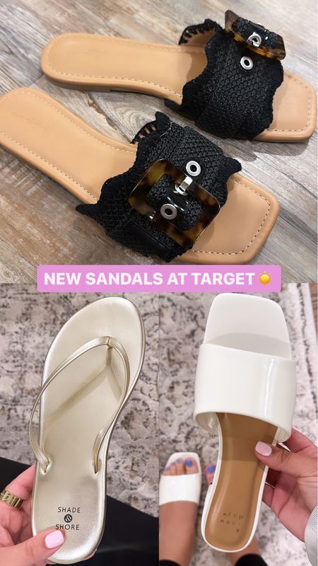 New spring sandals from Target! Ordered all 3 of these last weekend and they are even better in person!💗

#LTKshoecrush #LTKfindsunder50 #LTKSeasonal