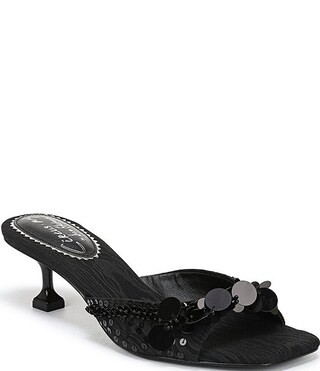 Circus NY by Sam Edelman Juliana Sequin Ornamented Dress Slide Sandals | Dillard's