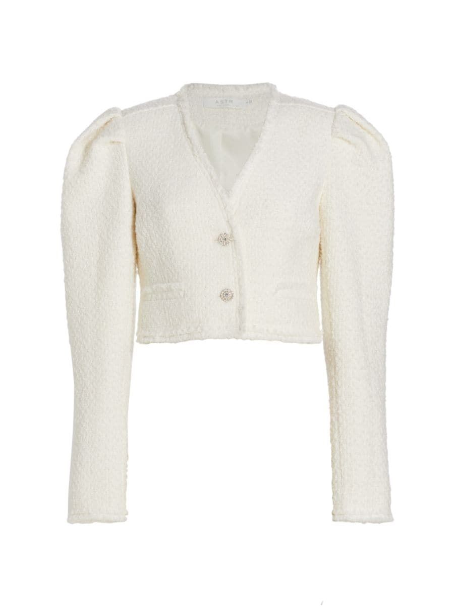 Madrigal Cropped Woven Jacket | Saks Fifth Avenue