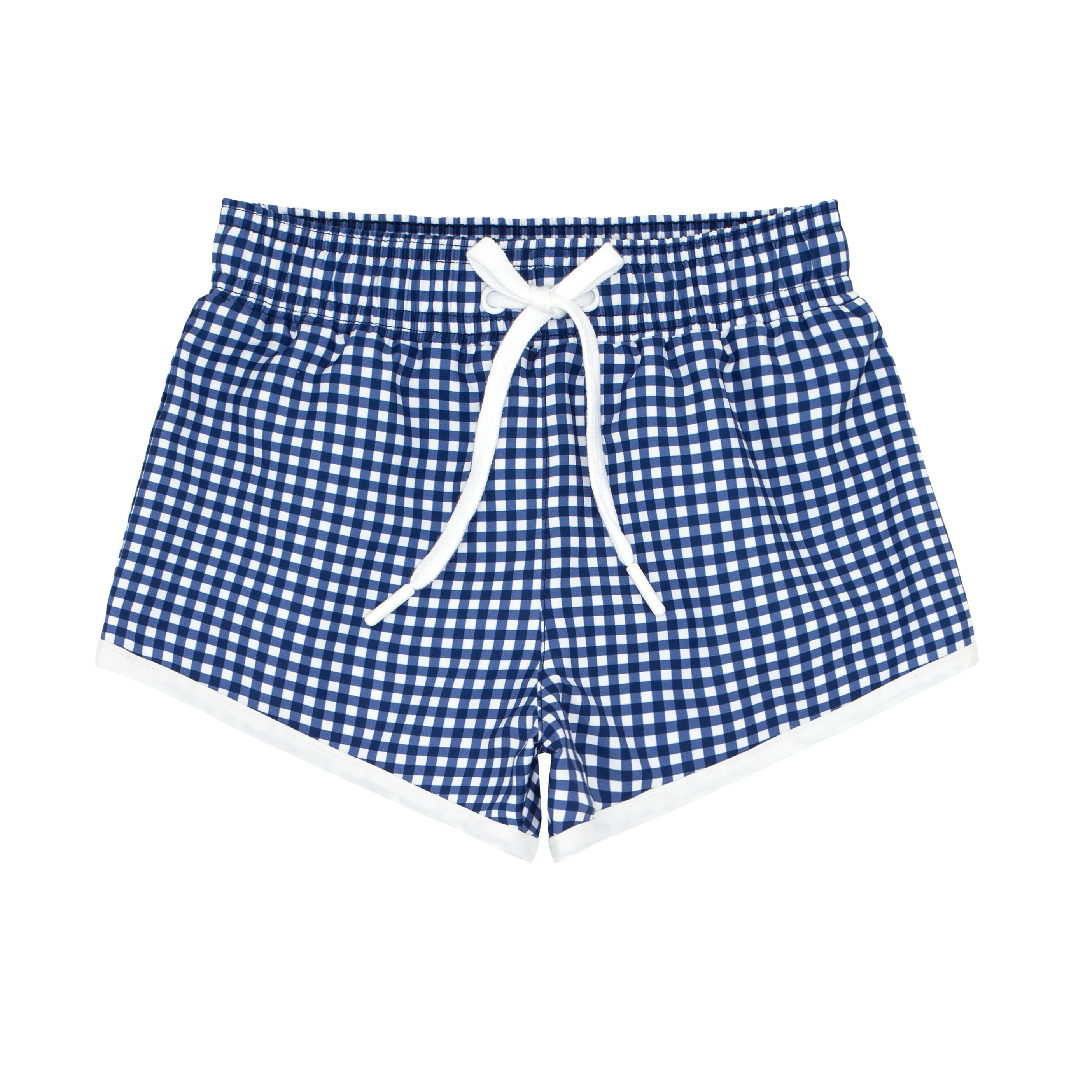 boys navy gingham boardie | minnow swim | minnow