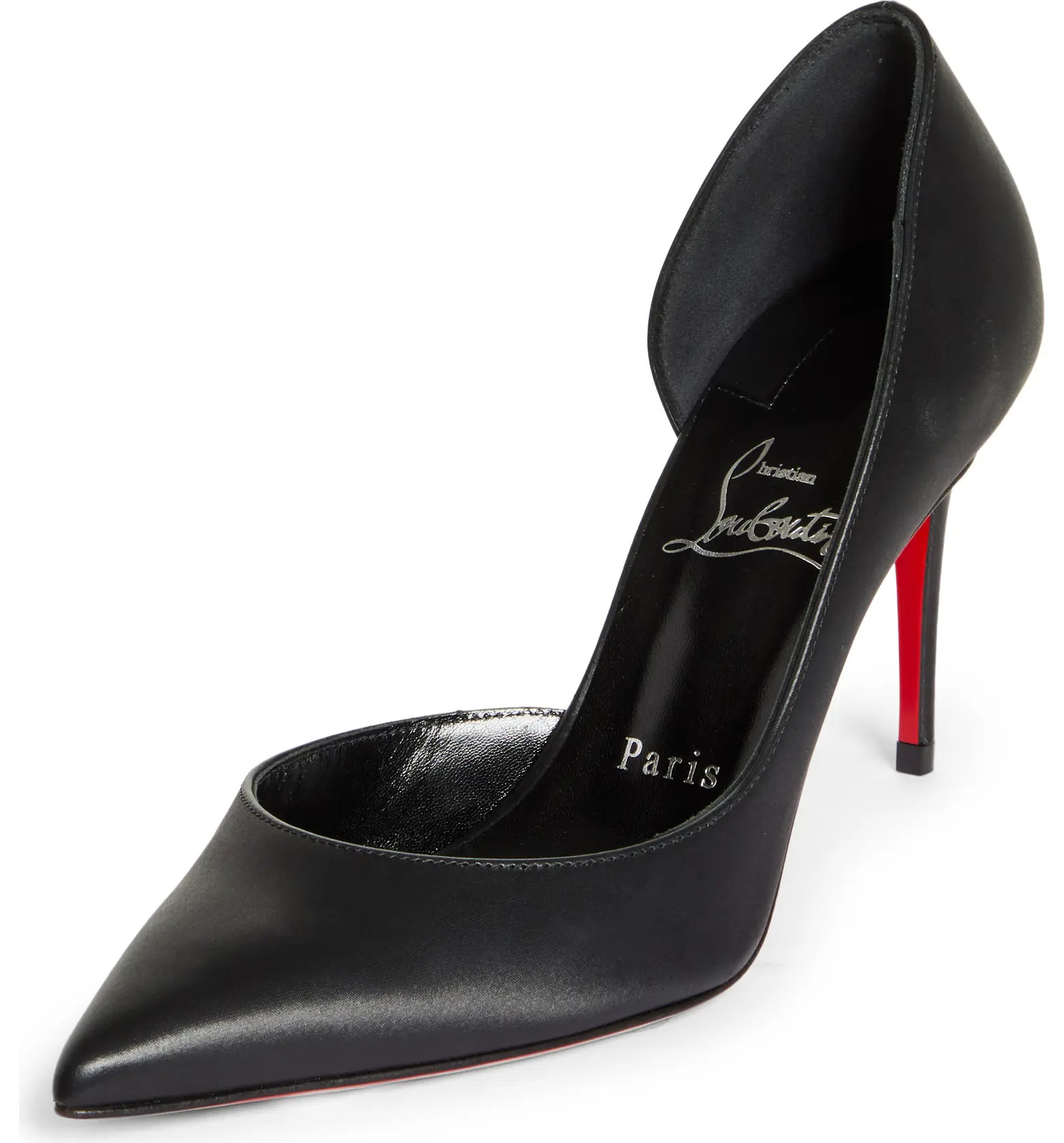 Christian Louboutin Iriza Pointed Toe Half d'Orsay Pump (Women) | Nordstrom | Nordstrom