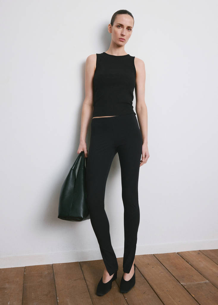 Ribbed cotton-blend top black - Woman - XXL - MANGO | MANGO (UK)