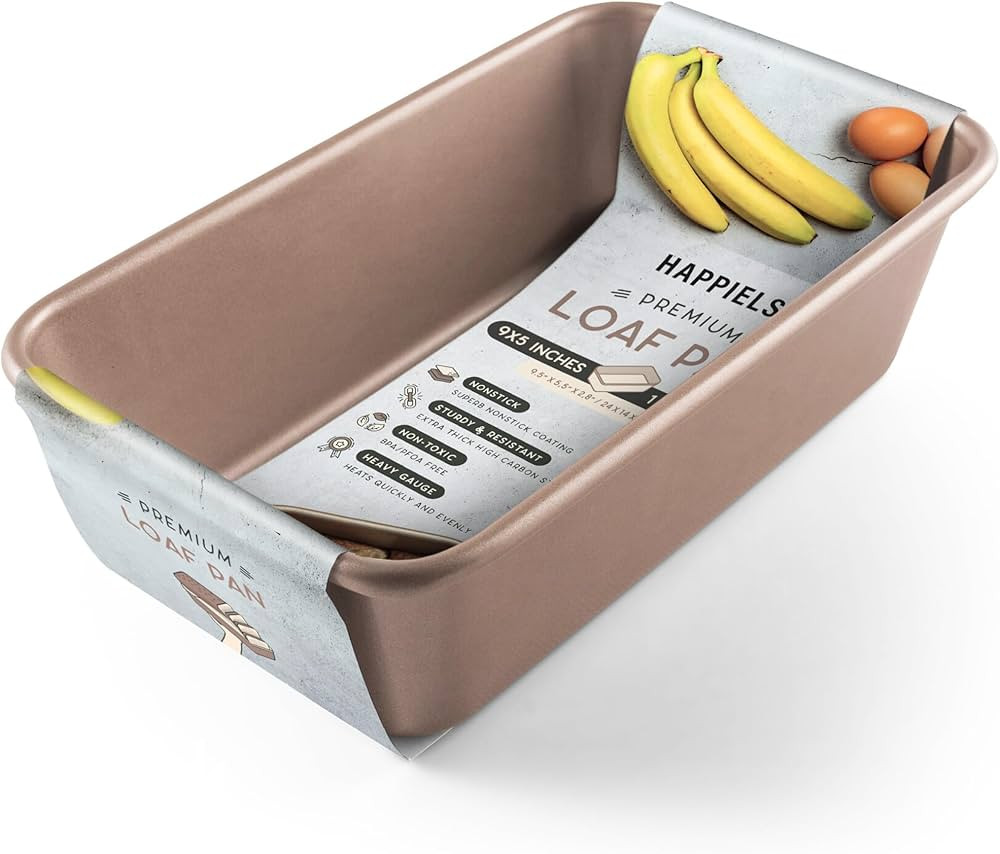 Nonstick 9x5 inch Bread Loaf Pan for Oven | PFOA & BPA Free Non Toxic Loaf Tin | Molds for Baking... | Amazon (US)