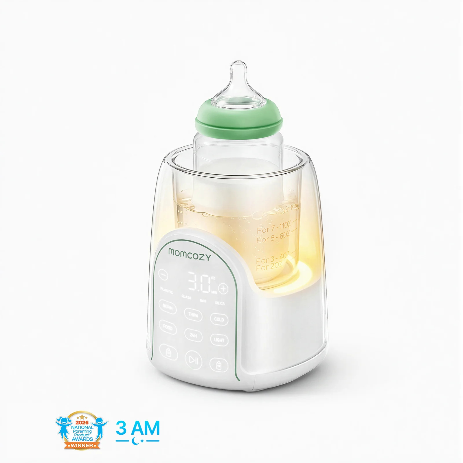 Momcozy NightPro Baby Bottle Warmer- Night Feeding | Momcozy US