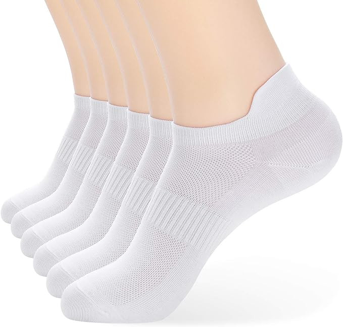 ATBITER Ankle Socks Womens and Men Thin Athletic Running Low Cut No Show Socks With Heel Tab 6-10... | Amazon (US)