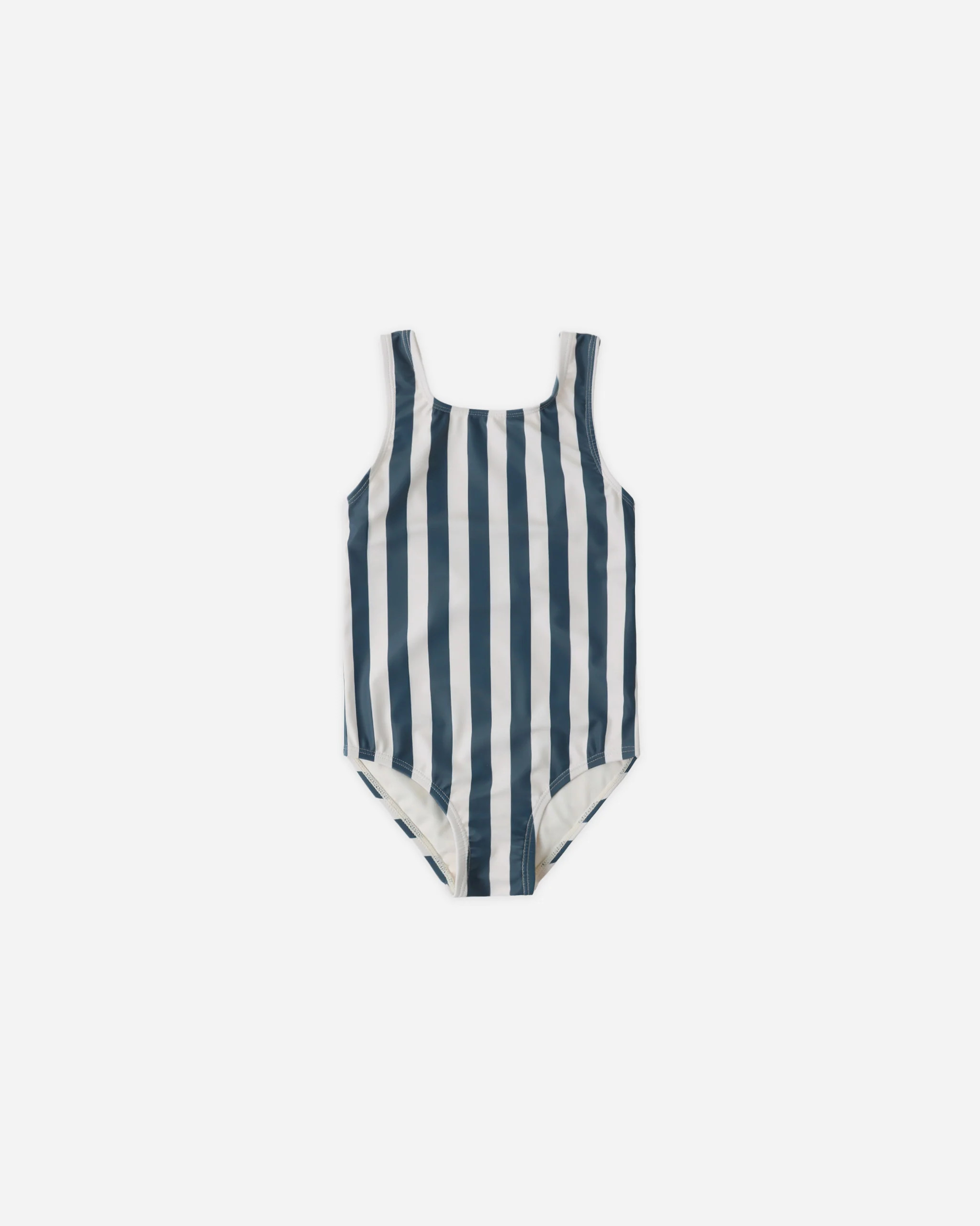 Moxie One-Piece Navy Stripe | Rylee + Cru