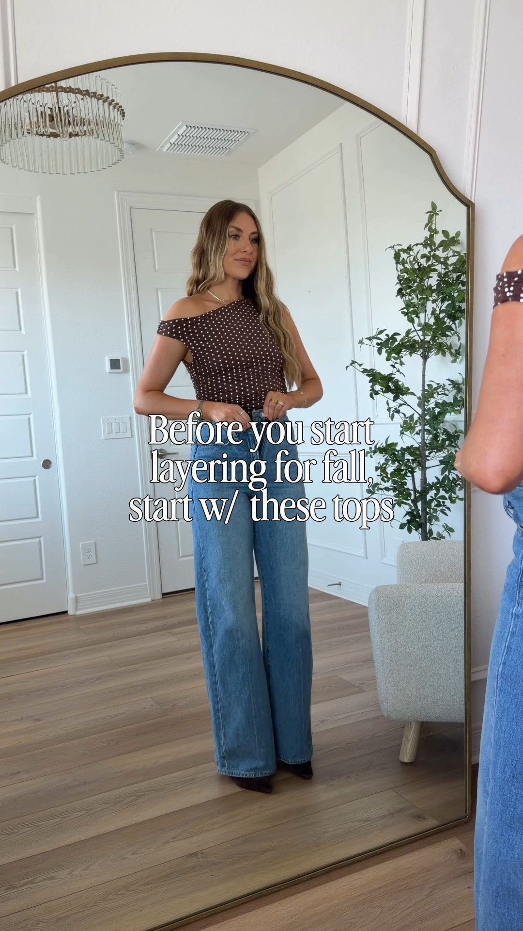 The perfect fall layering tops on Amazon! Wearing mediums