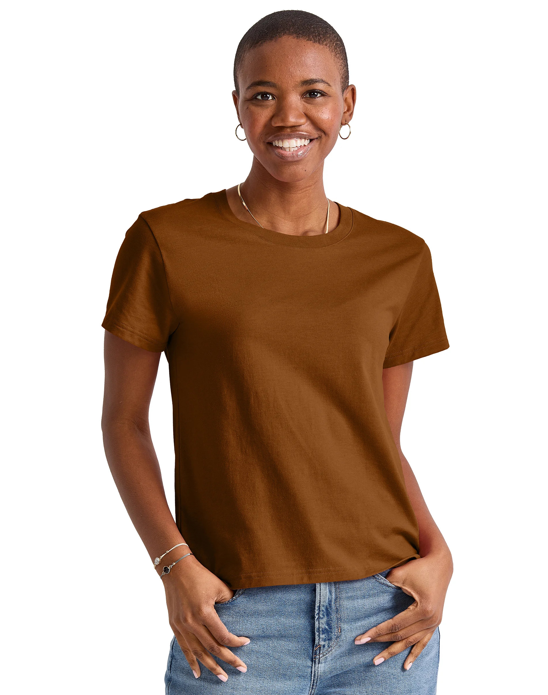 Hanes Perfect-T Women's Cotton Crewneck T-Shirt | Hanes.com