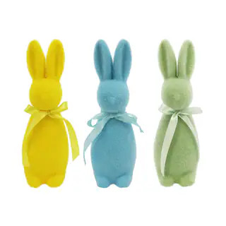 Assorted 8" Flocked Bunny by Ashland®, 1pc. | Michaels | Michaels Stores