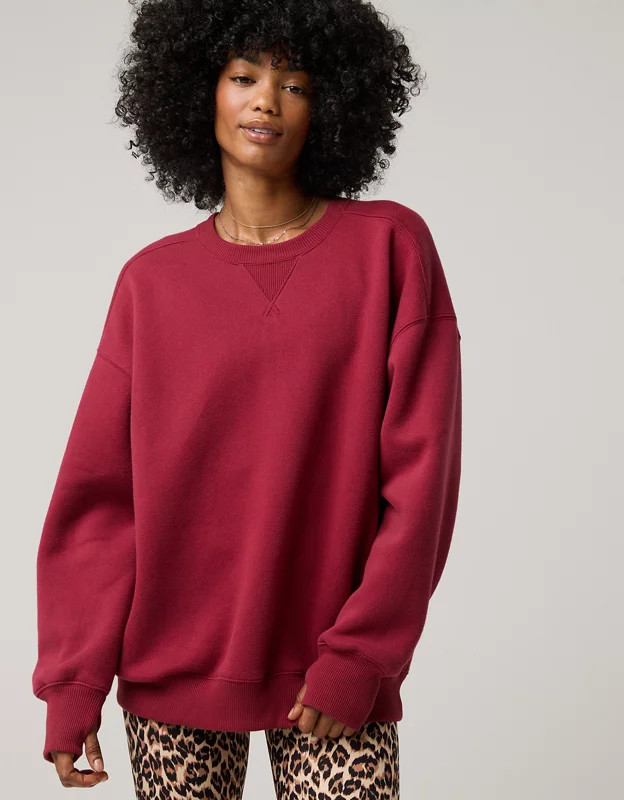 OFFLINE By Aerie Cloud Fleece Crewneck | Aerie