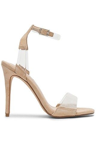 KENDALL + KYLIE Enya Heel in Nude Suede | Revolve Clothing (Global)