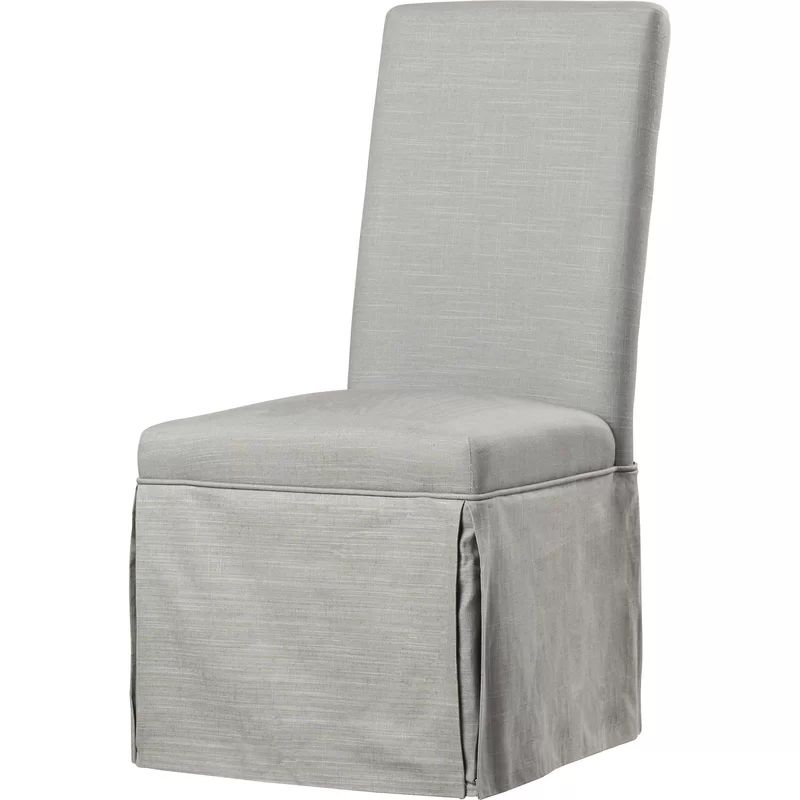 Sam Linen Upholstered Parsons Chair (Set of 2) | Wayfair Professional