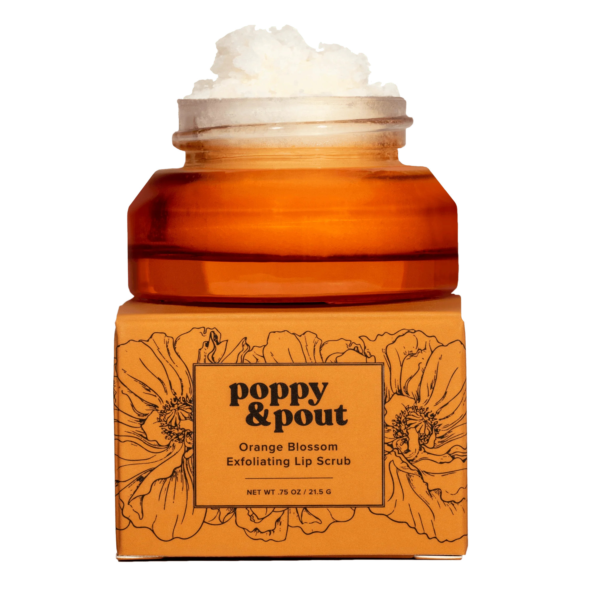 Lip Scrub, Original, Orange Blossom | Poppy & Pout