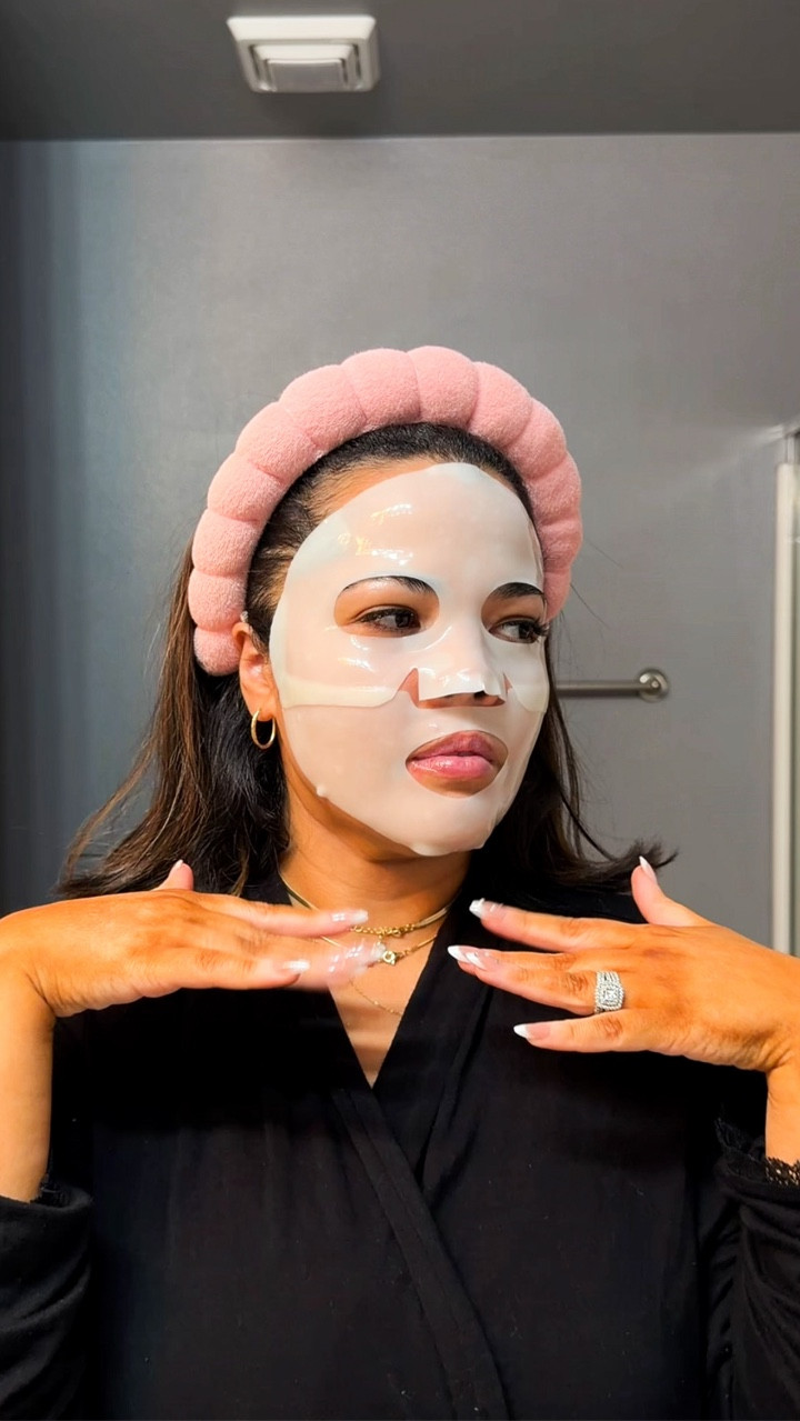 My nighttime skincare routine as a 37 year old mom of 2! I switch up my routine often however this is the base of my skincare routine for glowing skin.

1. Double cleanse with a gentle cleanser that also removes makeup without feeling like it’s stripes my skin. I’m using the @cerave Hydrating Foam Cleanser 

2. Toner I like to use a milky toner or one with niacinamide like the @aprilskin_global Pink Aloe Toner

3. Exfoliate I like both AHAs and BHAs however I tend to lean to a mix of more AHAs these days. Here I’m using the @pacificabeauty Glow Baby AHA pads which are my ride or die!

4. Serum with antioxidants and peptides. I love the @lorealparis Revitalift Serum

5. Eye cream that also brightens I’m using the L’Oréal Paris Midnight Eye Cream

6. Rich moisturizer with more antioxidants, vitamin c and hyaluronic acid to help my skin retain moisture. I’m using the L’Oréal Paris Revitalift Moisturizer 

7. Then on nights when I have a little extra time I LOVE collagen mask that are peel off! This is the @thefaceshop Collagen Mask

All my favorites are 🔗 on LTK 

#skincareover30 #over30skincare #glowingskin

#LTKBeauty #LTKselfcare #LTKdayinmylife