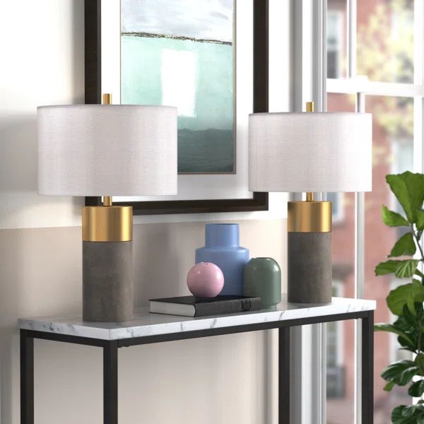 Mildner Concrete Table Lamp (Set of 2) | Wayfair North America