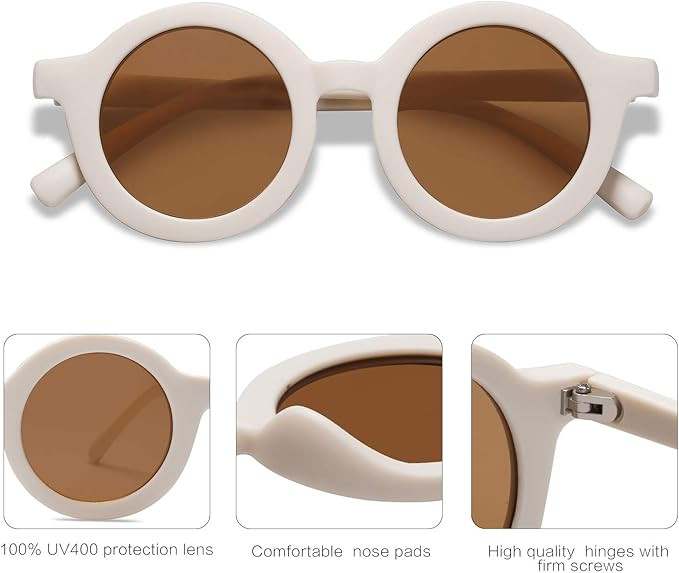 SOJOS Cute Round Polarized Sunglasses for Kids Girls Boys UV400 Protection De Sol Gafas Beach Hol... | Amazon (US)