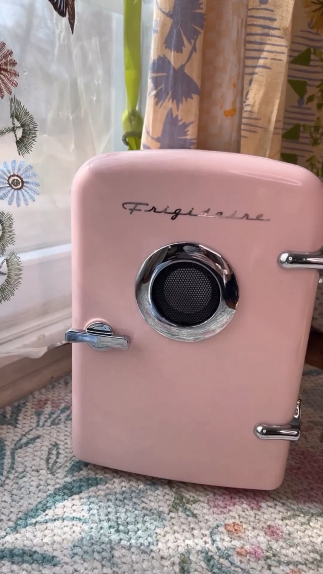 Retro pink Frigidaire mini fridge for drinks or beauty products 

#LTKbeauty #LTKhome #LTKunder50