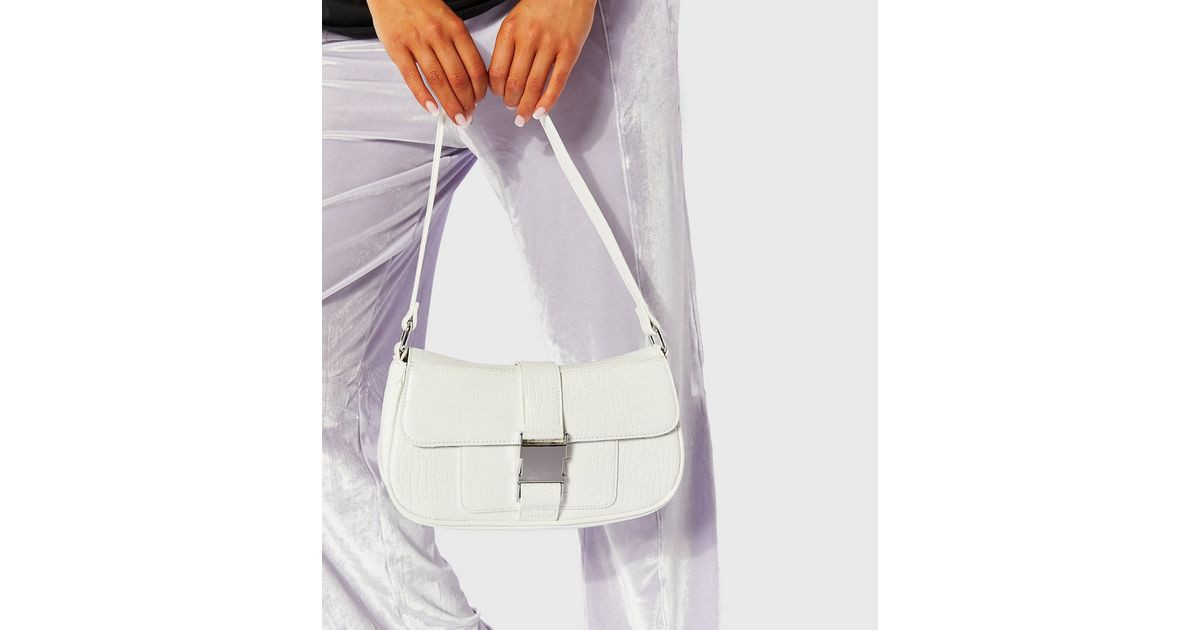 Skinnydip White Faux Croc Shoulder Bag
						
						Add to Saved Items
						Remove from Saved It... | New Look (UK)