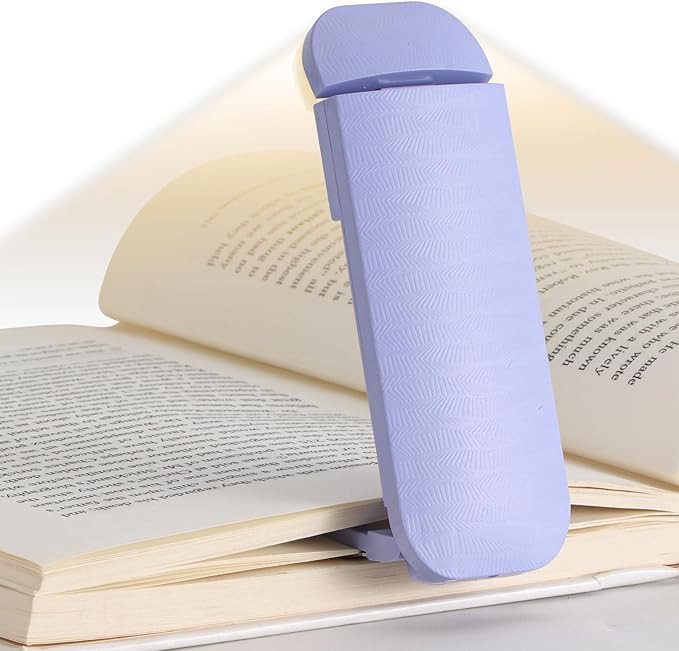 Book Reading Light, Rechargeable Clip on Booklight, Eye Caring 3 Color Temperatures & 5 Brightnes... | Amazon (US)
