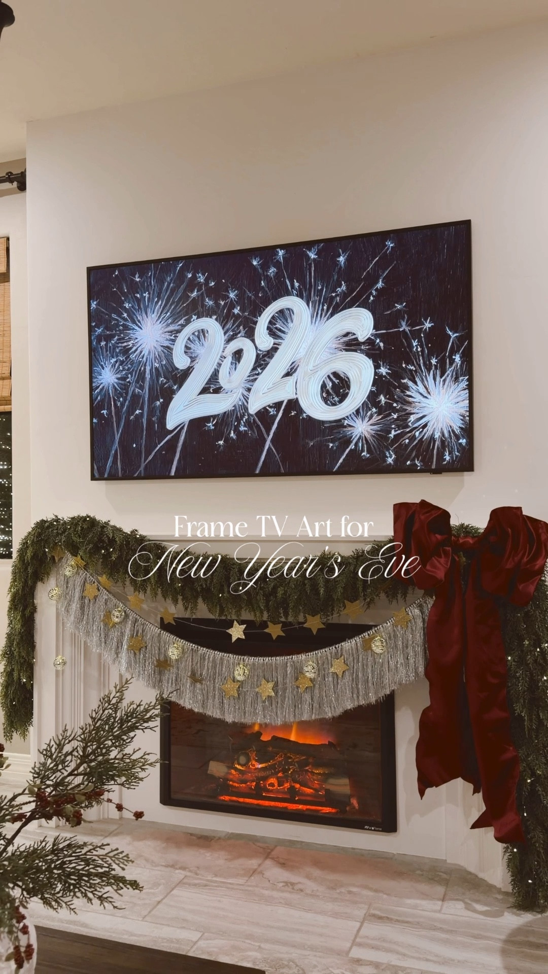 Frame tv art for  New Year’s Eve 🥂 #newyear #2026 

#LTKHome #LTKHoliday #LTKSeasonal