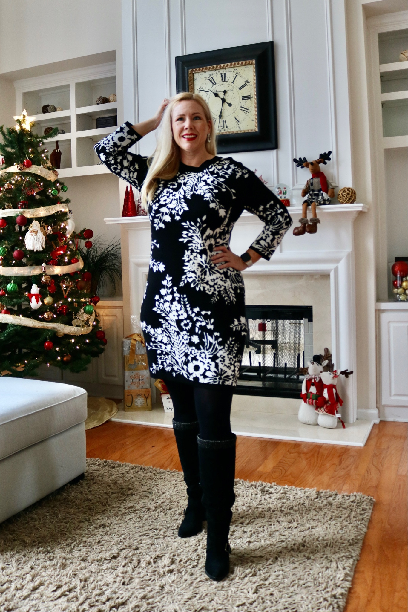 calvin klein christmas dress