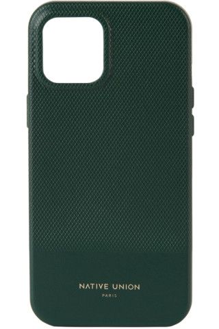 Native Union - Green Heritage iPhone 12 Pro Max Case | SSENSE