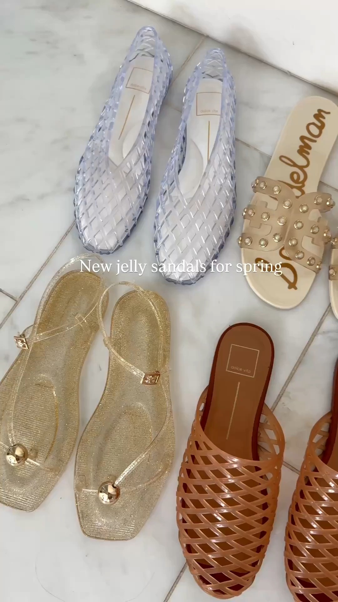 New jelly sandals I'm loving 