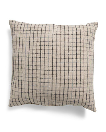 22x22 Keep In Check Feather Filled Pillow | Polyester | Marshalls