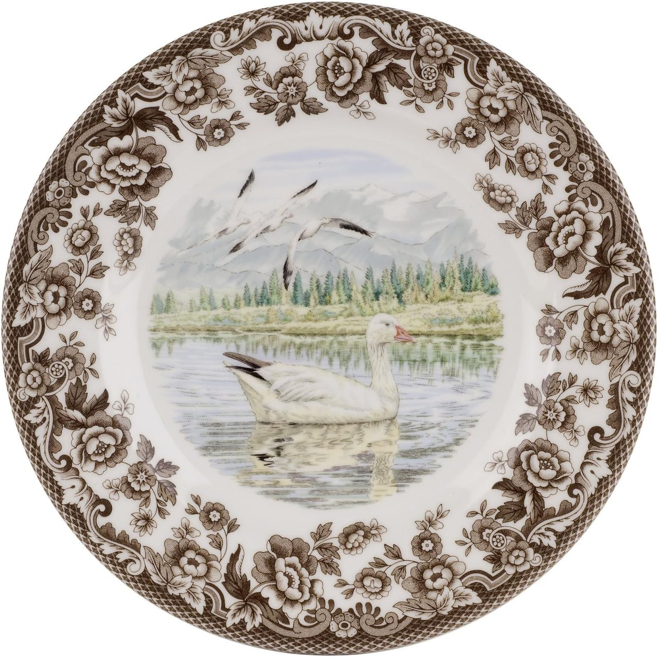 Spode Woodland Salad Plate, Snow Goose, 8” | Perfect for Thanksgiving and Other Special Occasio... | Amazon (US)