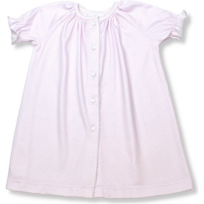 Lullaby Set | Vintage Daygown, (Pink Mini Gingham, Size New Born) | Maisonette | Maisonette
