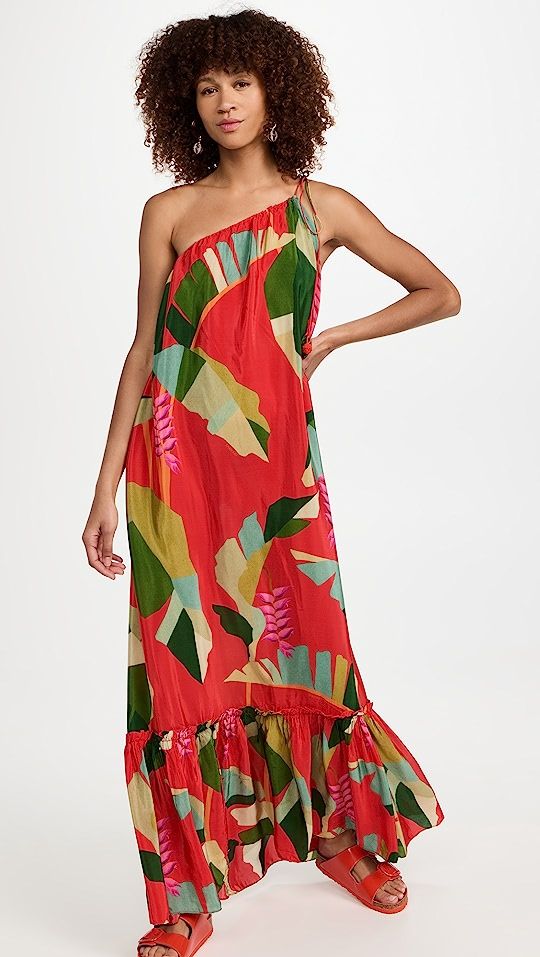 Heliconia Red Maxi Dress | Shopbop