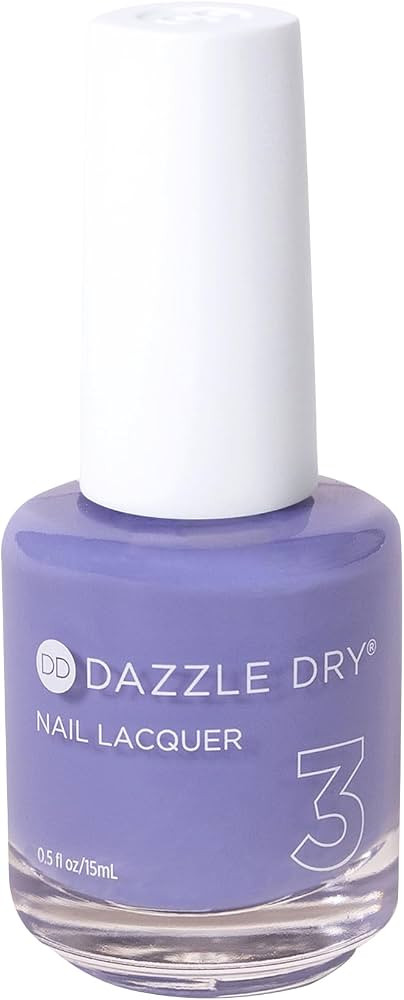Dazzle Dry Nail Lacquer (Step 3) - Periwinkle Passion - A deep, muted periwinkle. Full coverage c... | Amazon (US)