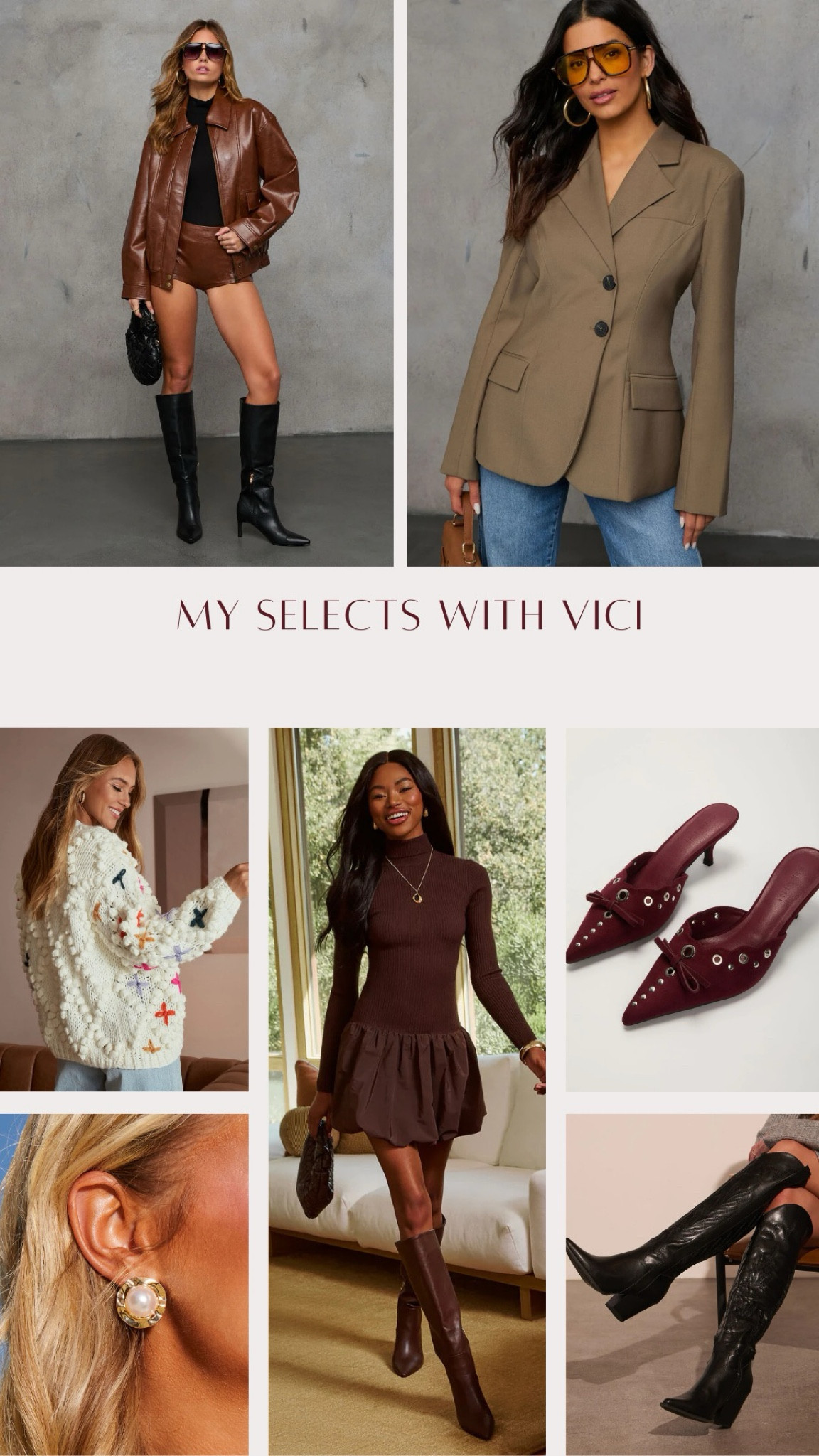 Items from my recent Vici haul + other favs! Code: JOJOSAVE30 will get you 30% off entire website! 🤎