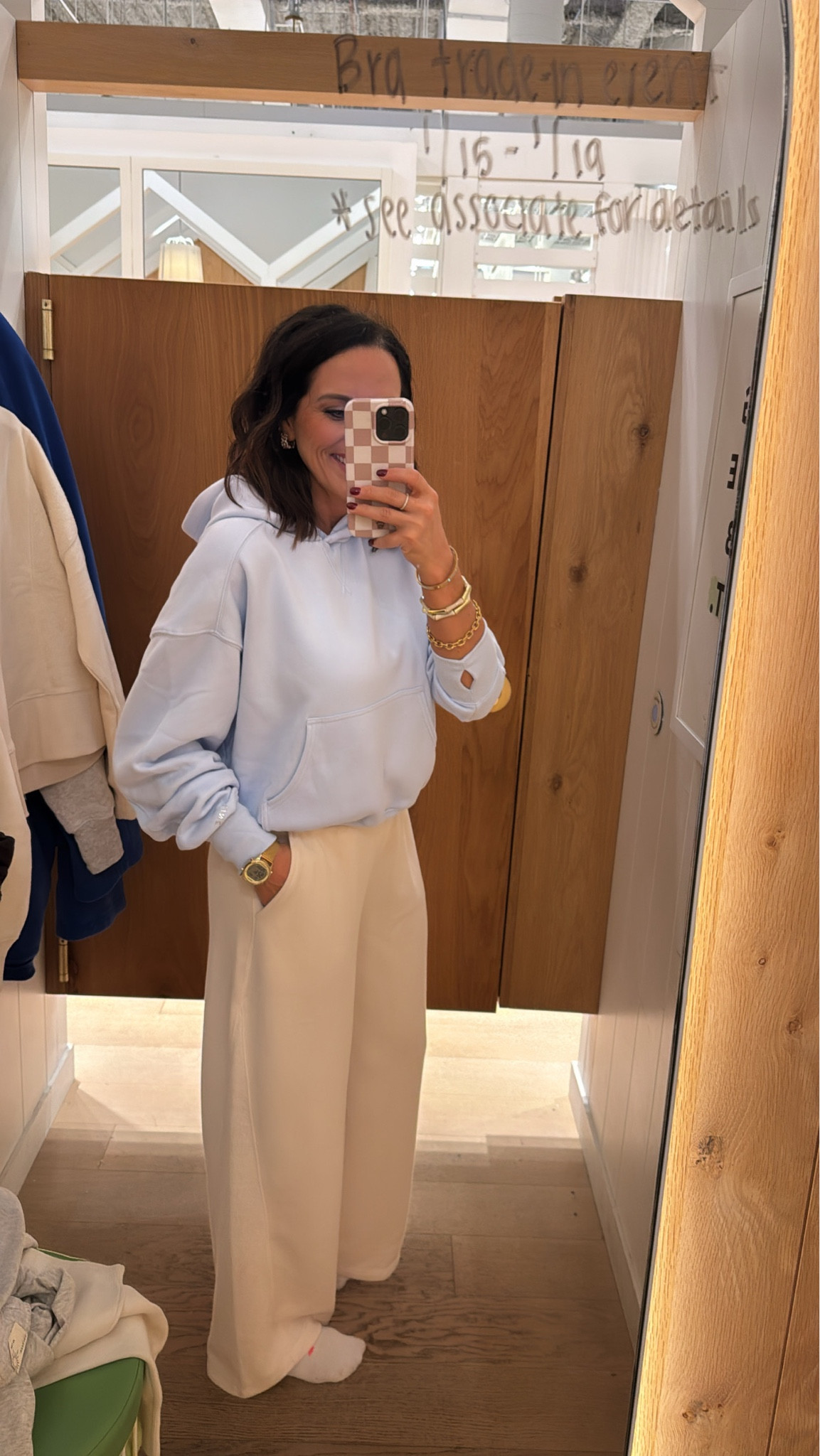 Light blue hoodie and these white sweatpants is an effortless combo I keep reaching for. Easy, flattering, and perfect for everyday mom life, running errands, or travel days. Love this outfit from @Aerie! 

Winter wear soft pants hoodies mom approved finds everyday life casual running errands traveling light blue color daily wear lounge look busy mom VintagePickin 

#LTKSeasonal #LTKootd #LTKPetite